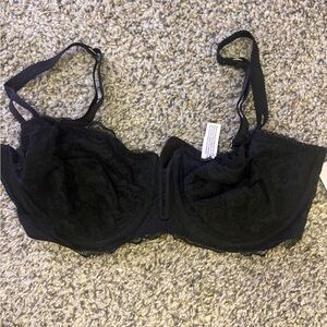 Auden Black Lace Underwire Bra 34DD